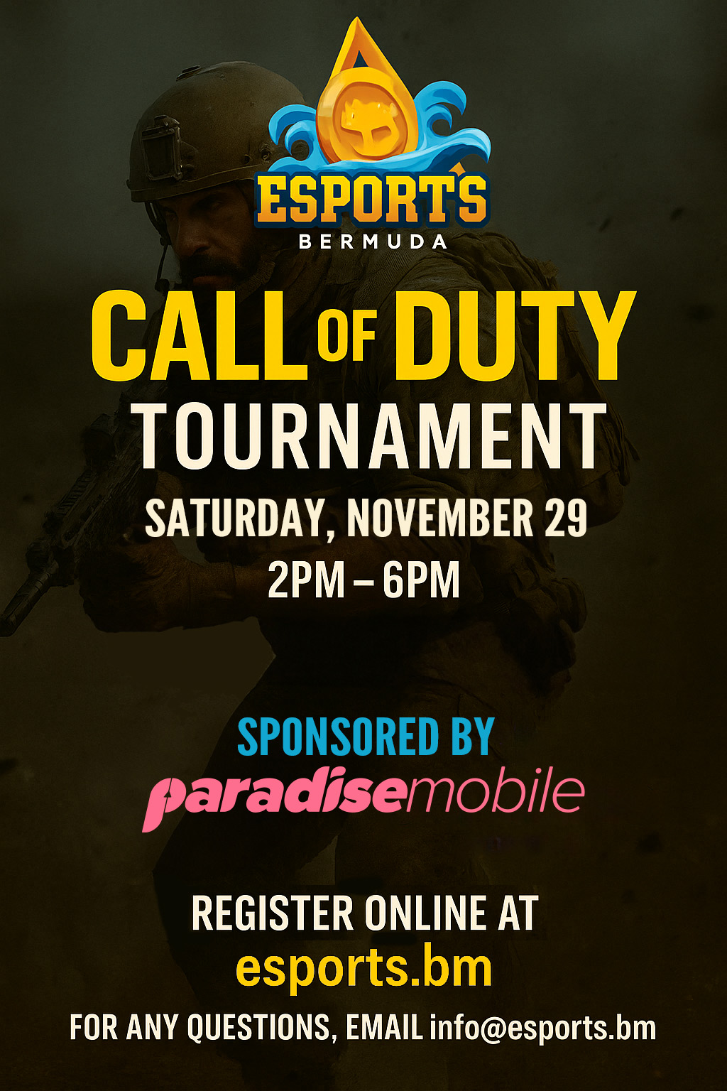 Call of Duty Tournament – Nov 29, 2025 | ESports Bermuda